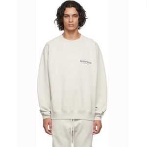 Men's Fear of God Essentials Crewneck (Light Oatmeal)